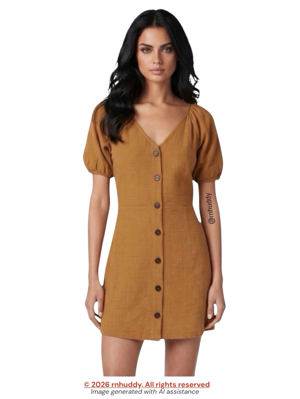 Madewell Texture & Thread L puff sleeve dress